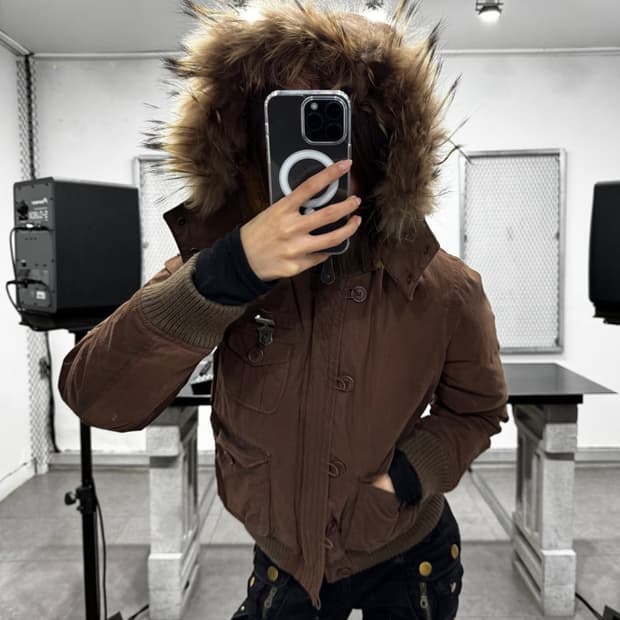 🤎 브라운 퍼 자켓 패딩 🤎