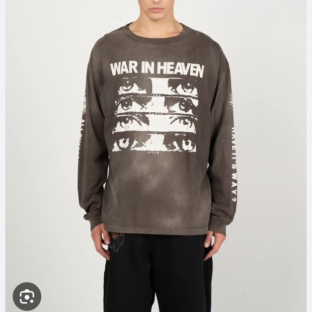 세인트 마이클 워 인 헤븐 긴팔 롱슬리브 티셔츠 세인트 미카엘