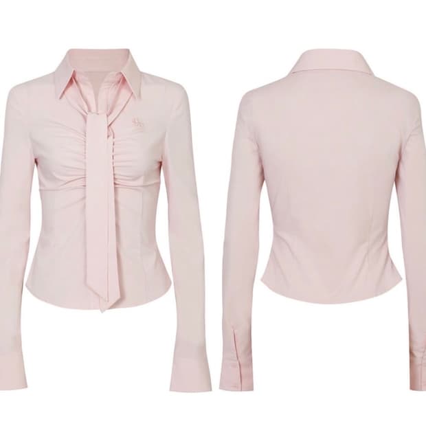 페인오어플레져 비비안 스카프 셔츠 구해요