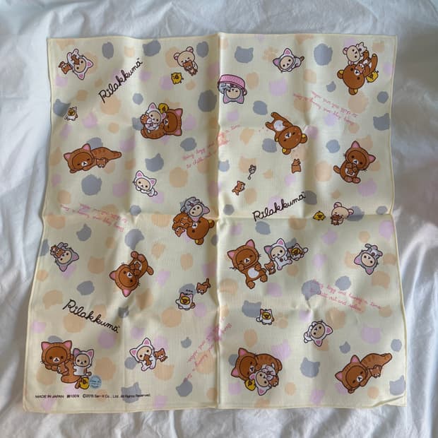 네코 리락쿠마 코리락쿠마 손수건
