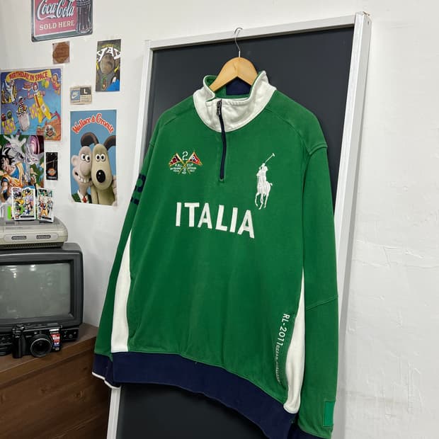 Polo Ralph Lauren 폴로 랄프로렌 레이싱 빅포니 하프집업