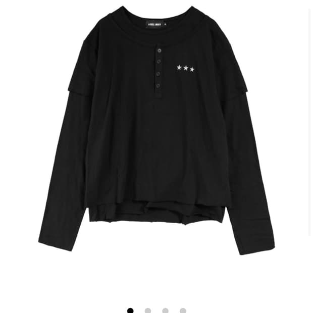 ifeellucky 헨리넥 레이어드 롱슬리브