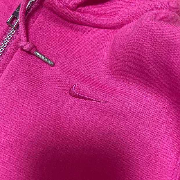 나이키 핑크 후드집업