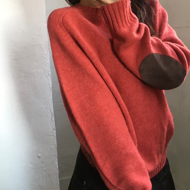 Polo 폴로 랄프로렌 신형 엘보우패치 울 니트