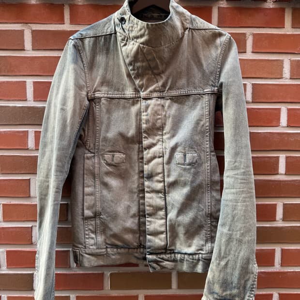 릭오웬스 12FW 마운틴 슬레이브 하이넥 자켓 (XS)