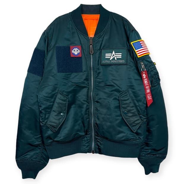 알파인더스트리 ma-1 항공 점퍼 자켓