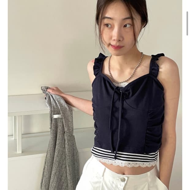 susu ribbon sleeveless