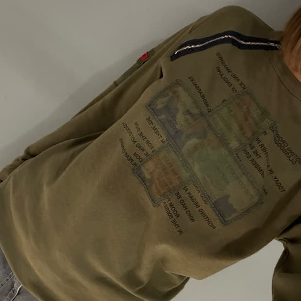 camo pattern cross point long sleeve