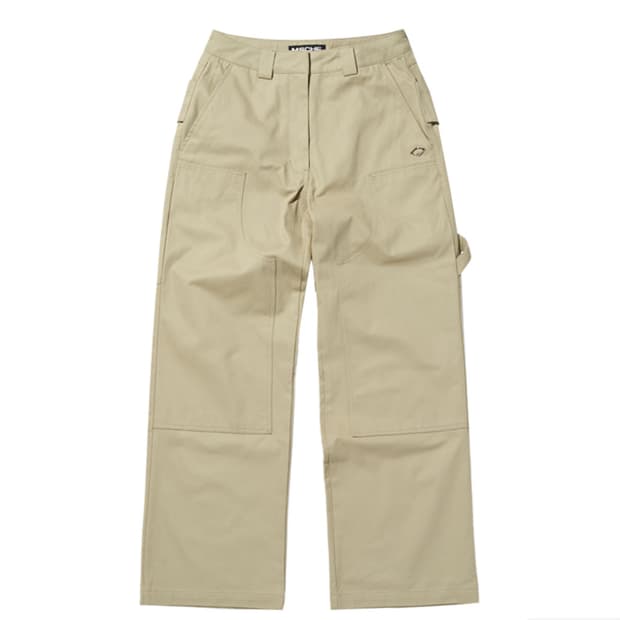 미스치프 APRON POCKET WORK PANTS-KHAKI BEIGE