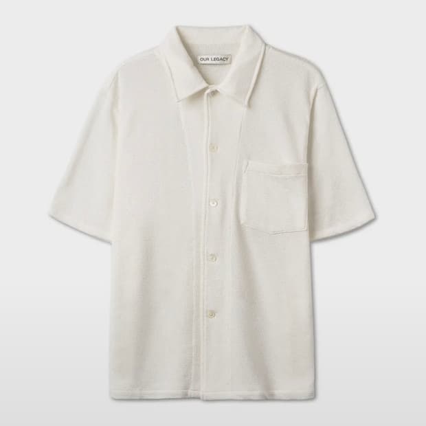 아워레가시 부클레 박스 셔츠 - 화이트 / M2202BO