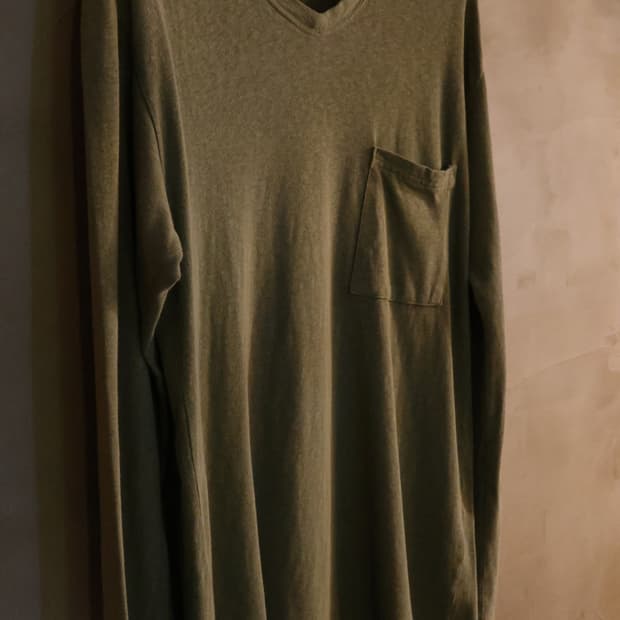 [Kapital] - V-neck Longsleeve