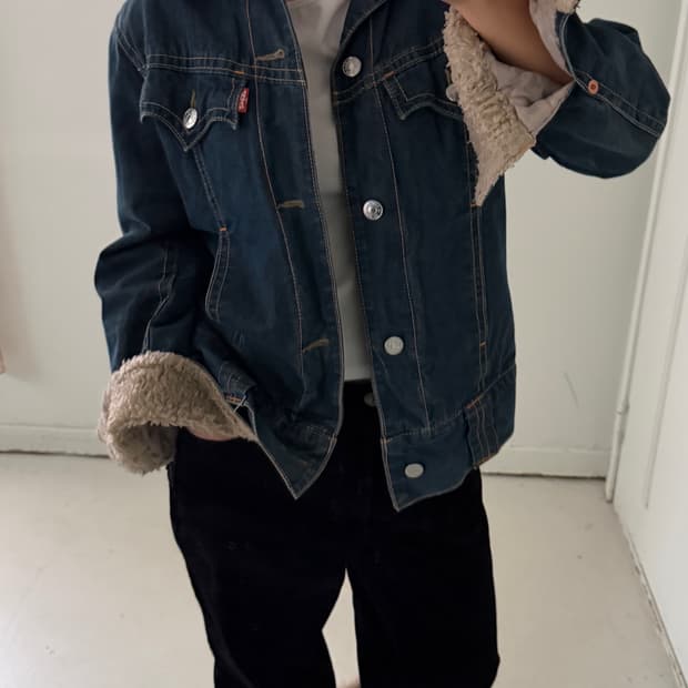 빈티지 리바이스 y2k 쉐르파 자켓