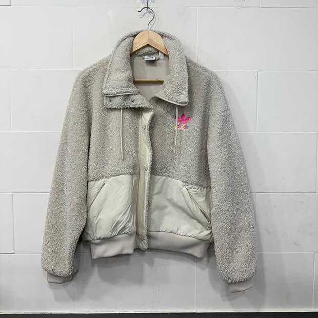 아디다스 뽀글이 자켓