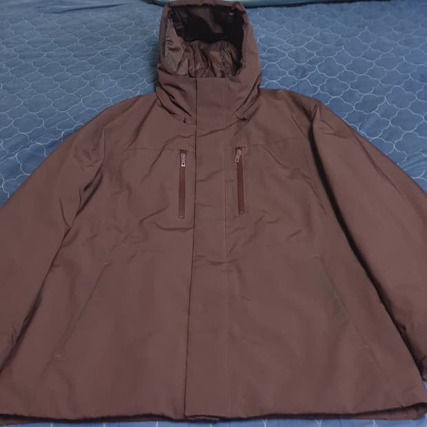 (25FW) 유니클로 하이브리드 다운파카 다크브라운 (XL)