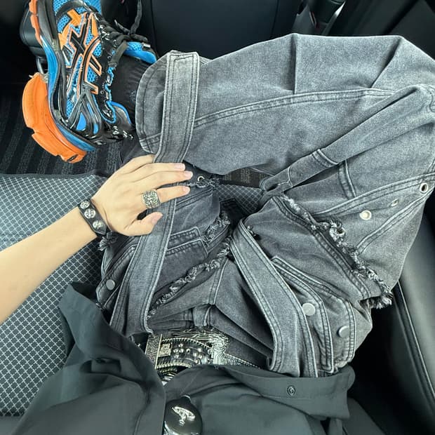 발렌시아가 러너 42 블루 오렌지 블랙