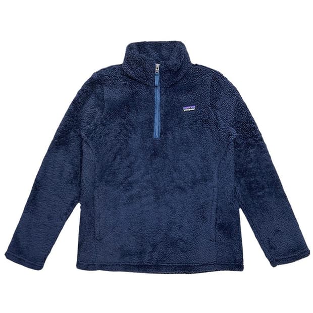 파타고니아 키즈 로스 가토스 풀오버 반집업 스톤 블루 XL