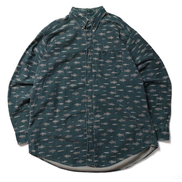 울리치 90’s Woolrich Fish Printed Shirt  