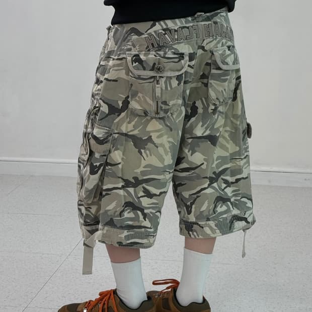 마자플라바 카모 버뮤다 팬츠