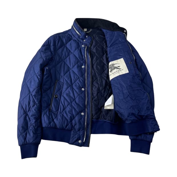 95 버버리 퀄팅 네이비 블루종 자켓