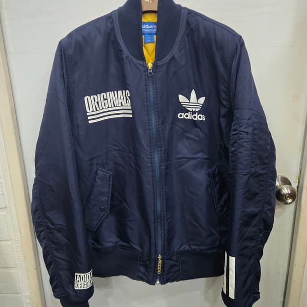 105,XL)) adidas 아디다스 오리자날 두꺼운 항공점퍼! 뜨뜻해용