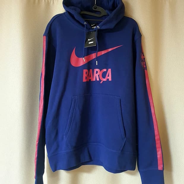 (새상품) 나이키 바르셀로나 후드티 100