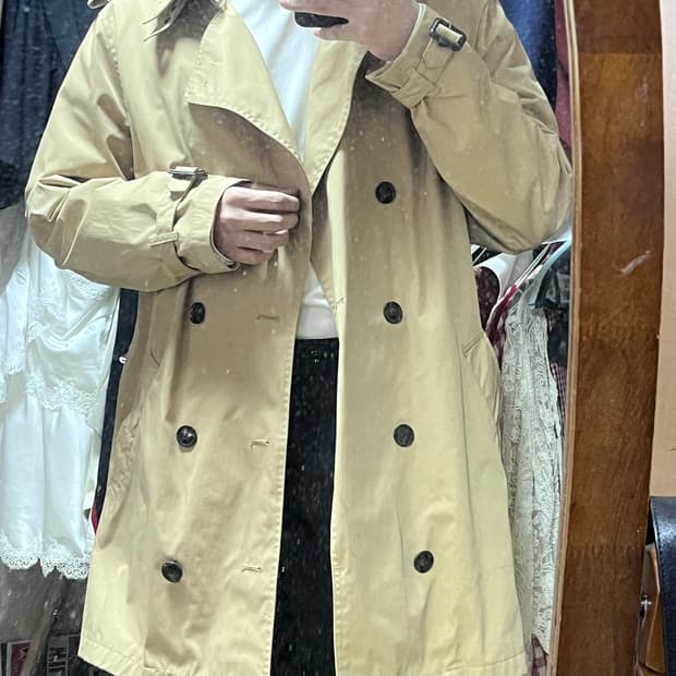 망고 트렌치코트