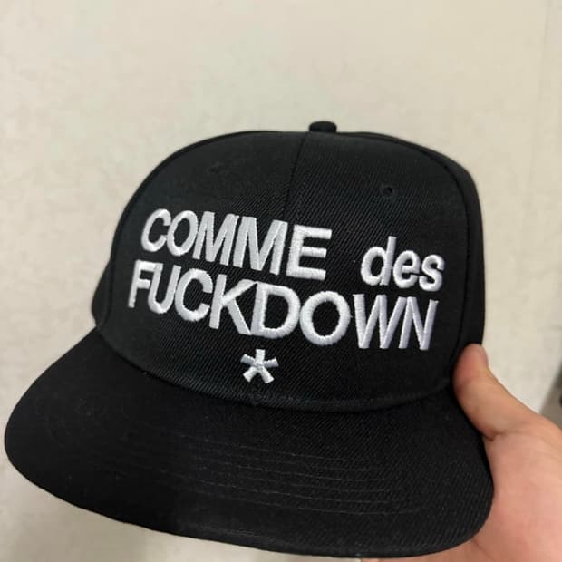 Comme des fuckdown 꼼데퍽다운 스냅백
