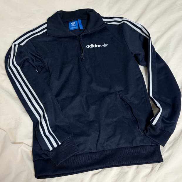 아디다스 네이비 져지 아노락 90