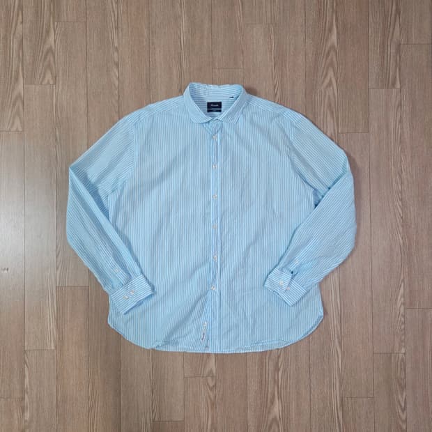 Faconnable 파쏘나블 블루 스트라이프 셔츠