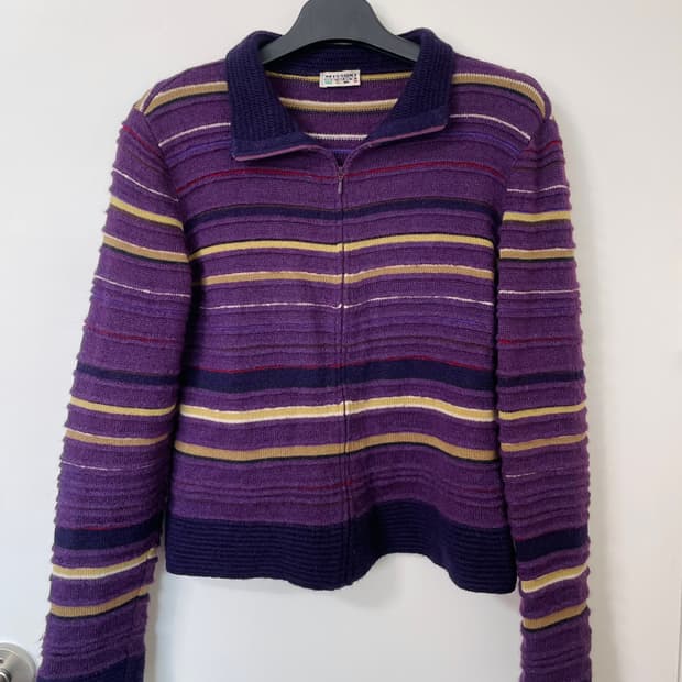 미쏘니 스포츠 니트집업 스프라이트