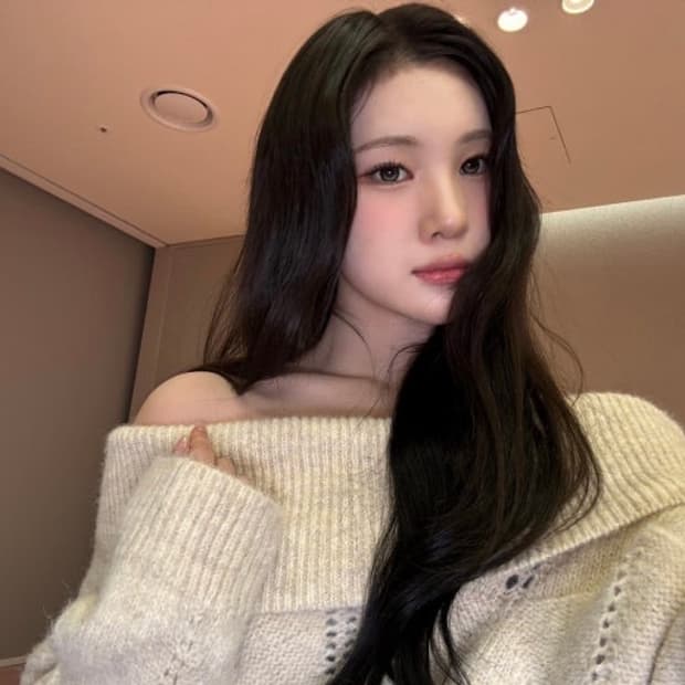 베이비랩 디아 오프숄더 니트_크림