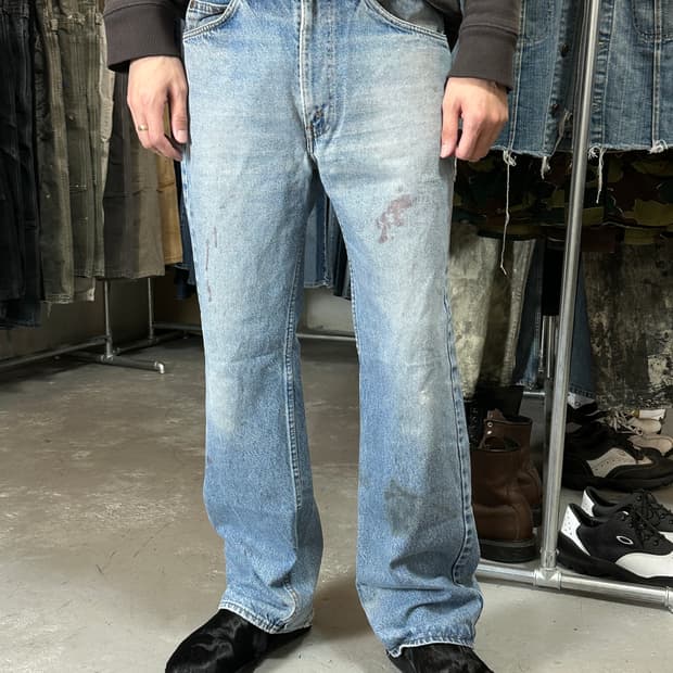 80's USA Made 빈티지 리바이스 517 오렌지탭 부츠컷