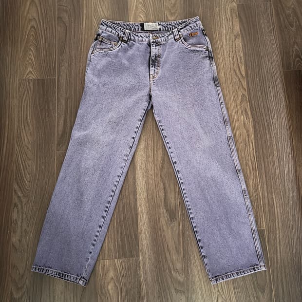 Dime 퍼플 데님팬츠