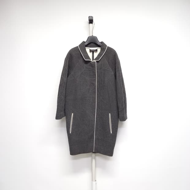 이자벨마랑 춘추 겨울간절기 엠보 롱 코트 44.55