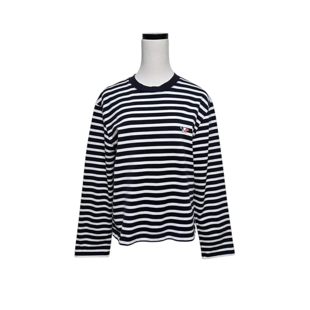 메종키츠네 스트라이프 티셔츠 / 여성 티셔츠 / 여성 긴팔티셔츠 