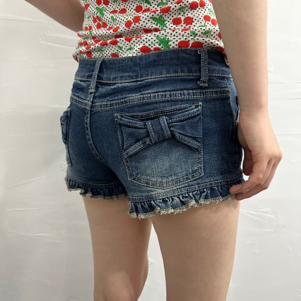 cute denim short pants