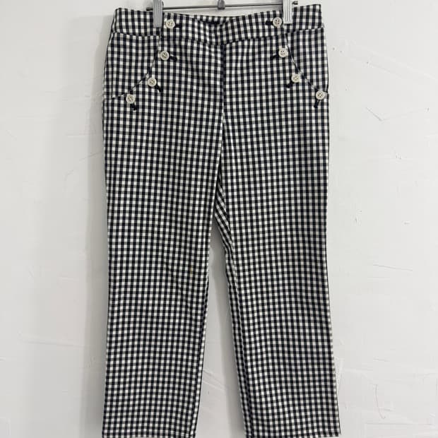 beams check pants
