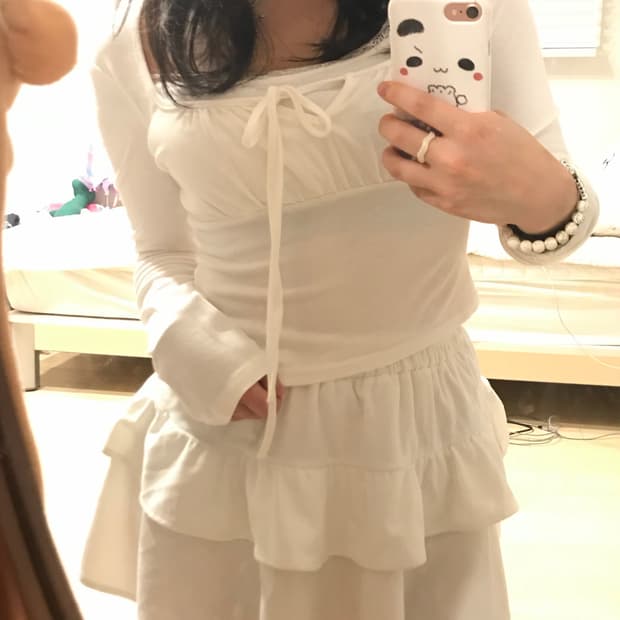 긴팔 치마 세트
