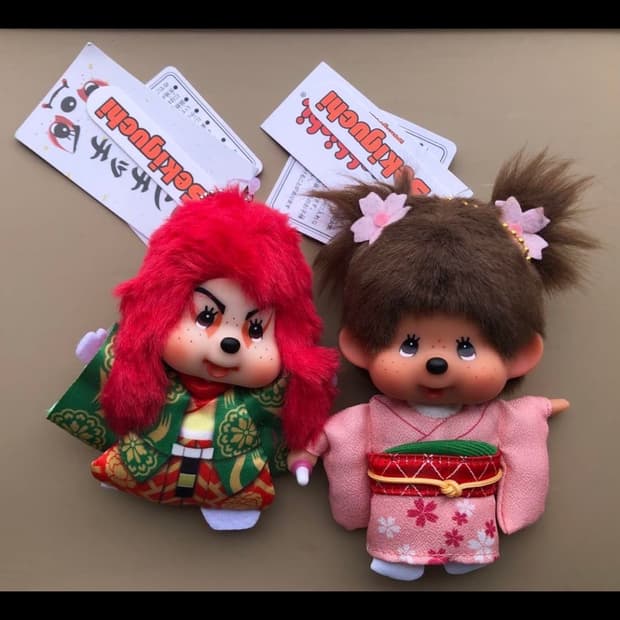 가부키 벚꽃 세트 몬치치 키링