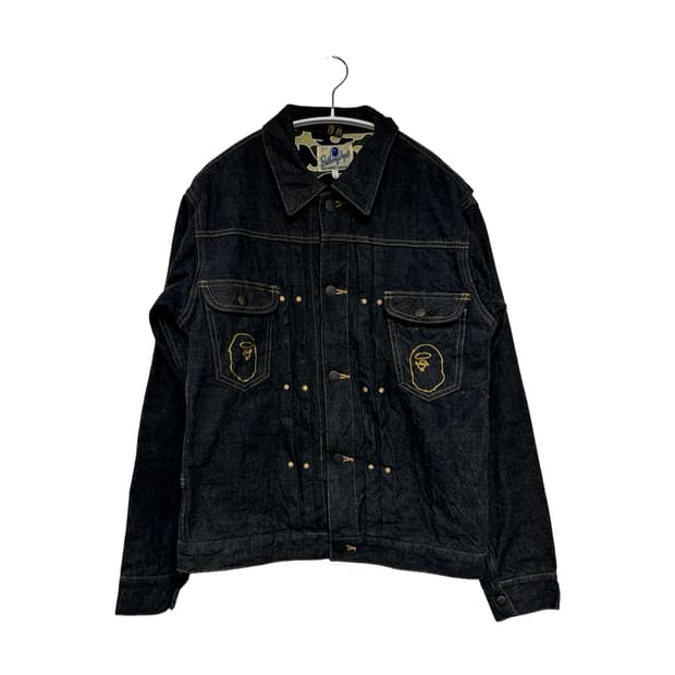 베이프 2nd 헤드 포켓 데님 자켓