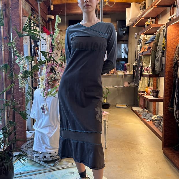 Cop Copine dress “Straight 23” Blue