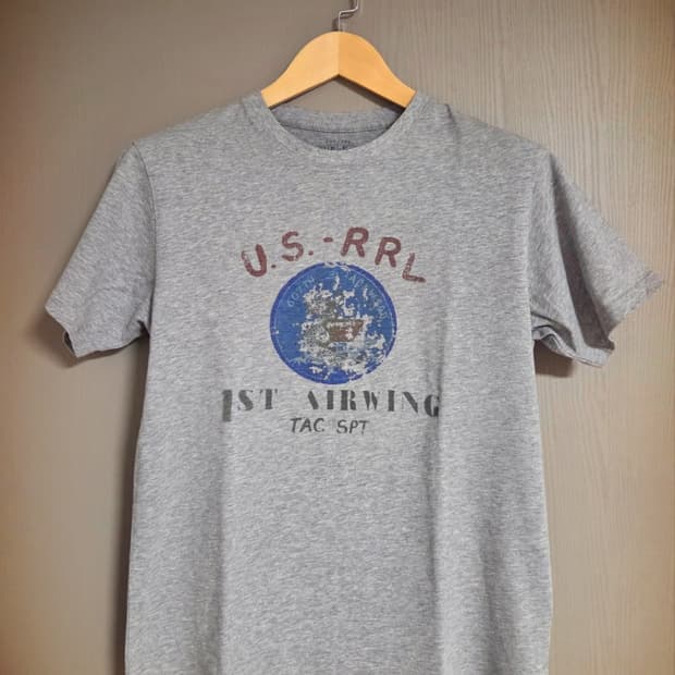RRL 더블알엘 빈티지 프린팅 반팔 티셔츠 L