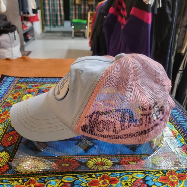 본더치 데님 y2k감성 핑크메쉬캡