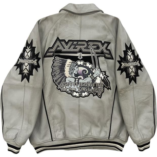 아비렉스 레더 바시티 자켓