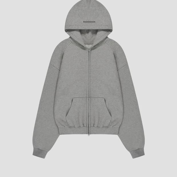 준느 JNE T21 Back Logo Shoulder Hoodie Zip