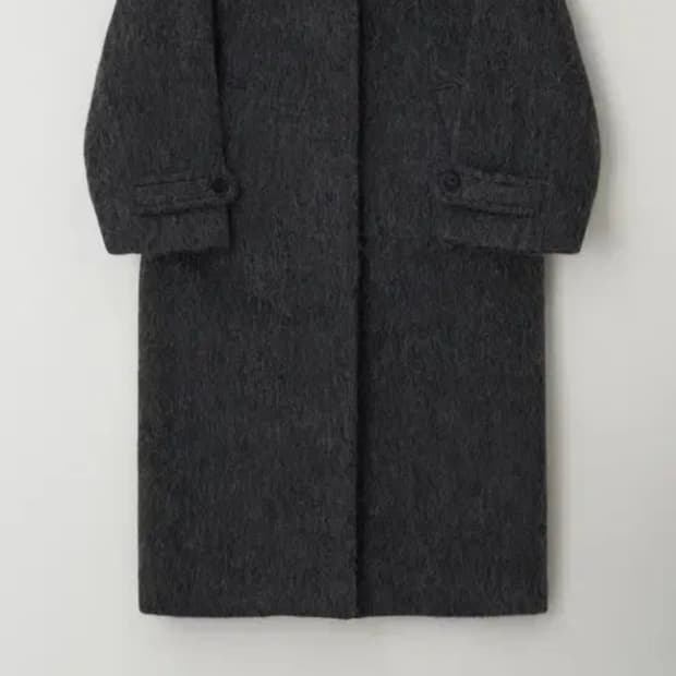 윤슬 알파카 헤어리 발마칸 코트