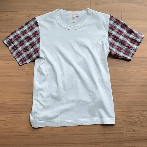 (할인)Comme des Garçons SHIRT 타탄 체크 반팔