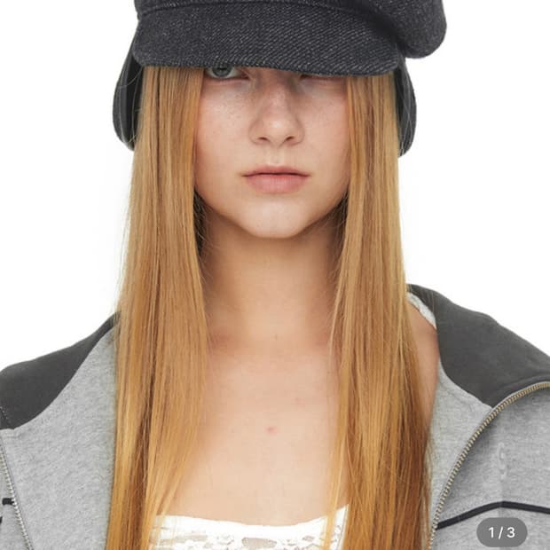 세릭 EARFLAP NEWSBOY CAP / CHARCOAL