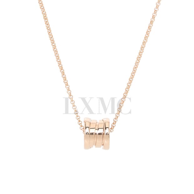 불가리 비제로원 목걸이 18kt 로즈골드 비제로 네크리스 357255