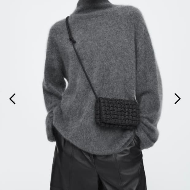 코스 퀼팅 구름백 미니 크로스백